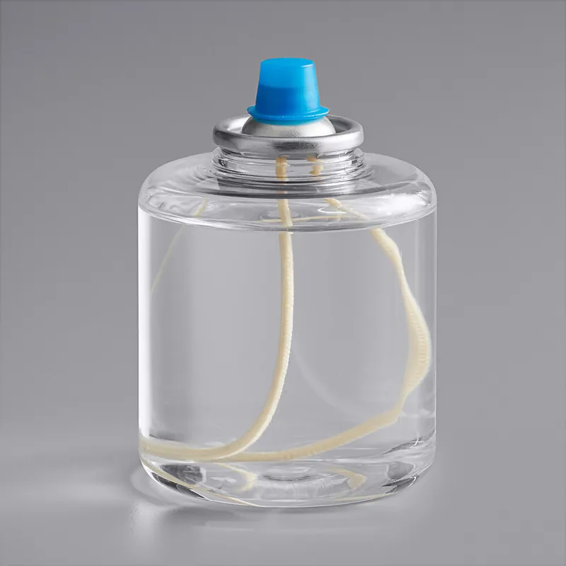 Leola Candle 50 Hour "Smokeless" Clear Liquid Candle Fuel Cartridge - Not for Home Consumer Use - 36/Case Fresh Stock