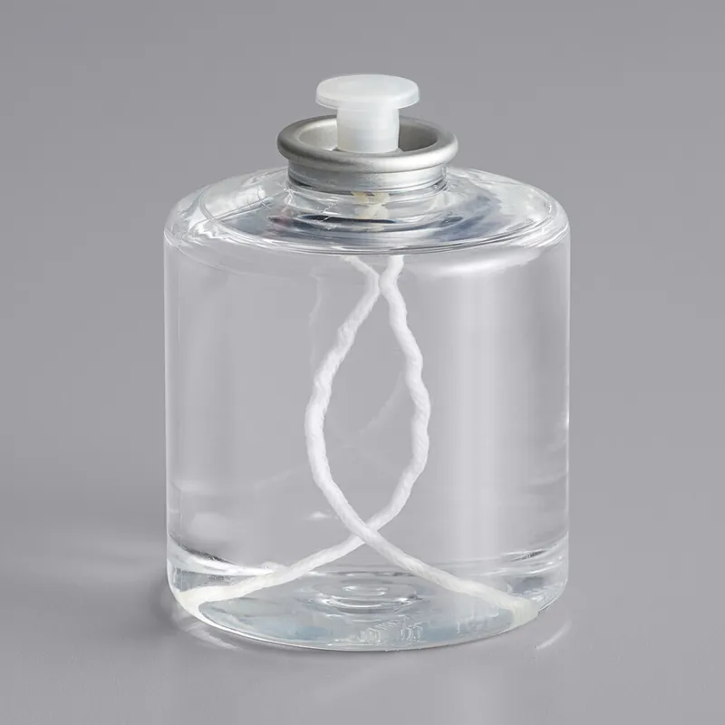 Leola Candle 80 Hour "Smokeless" Clear Liquid Candle Fuel Cartridge - 24/Case Factory Price