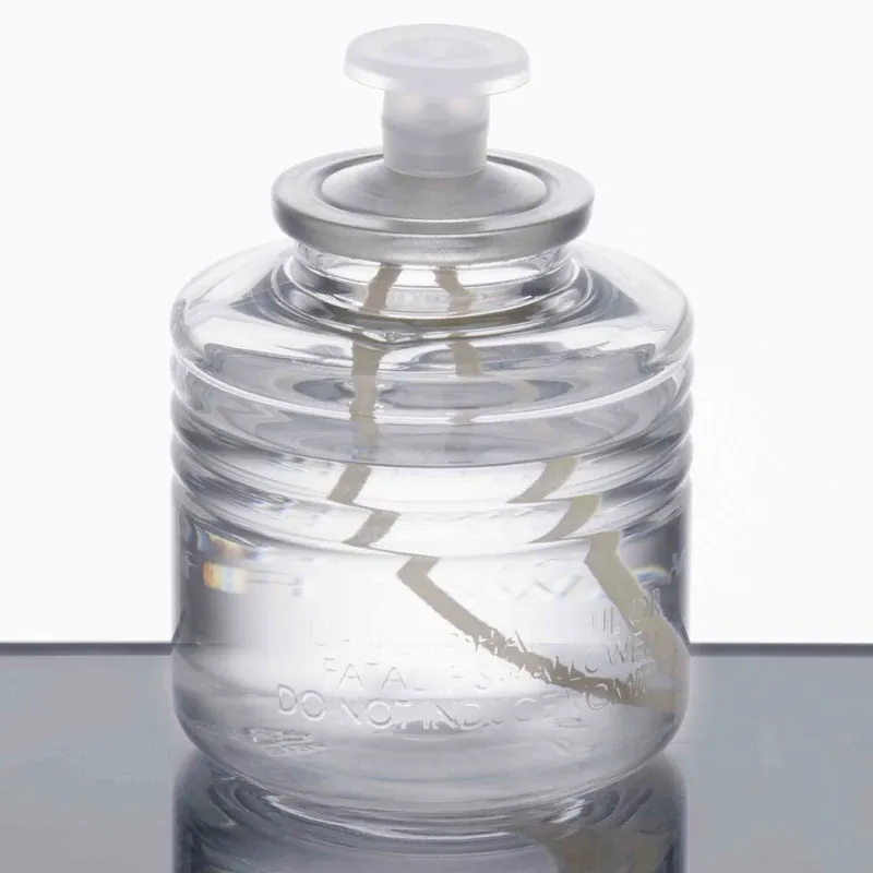 Low Price Sterno 30510 Soft Light 24 Hour "Smokeless" Clear Liquid Candle Fuel Cartridge - 72/Case